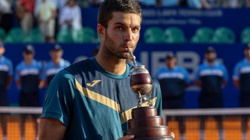 Ganó el Argentina Open: Díaz Acosta tuvo una actuación consagratoria en el Lawn Tennis